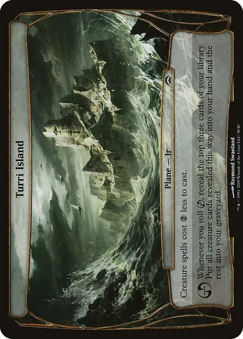 Turri Island, card 38 from Planechase Planes