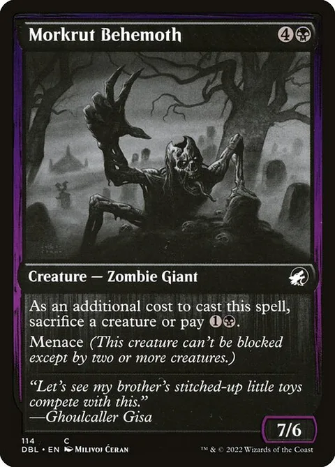 Morkrut Behemoth, carte 114 de Innistrad: Double Feature