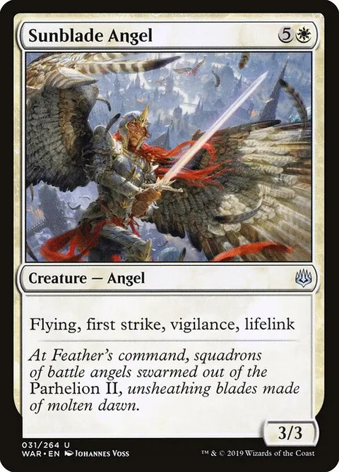 Sunblade Angel, carte 31 de War of the Spark