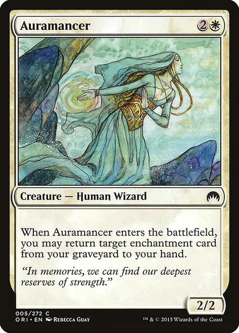 Auramancer, card 5 from Magic Origins