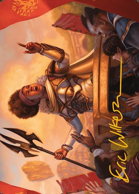 Recruiter of the Guard // Recruiter of the Guard, card 21 from Modern Horizons 3 Art Series
