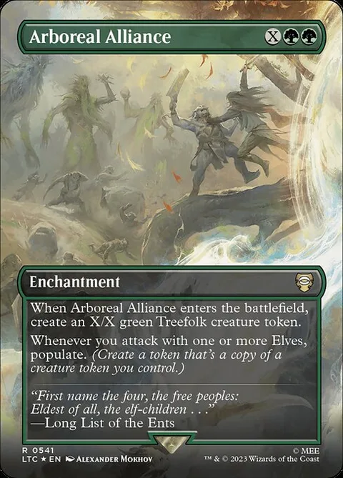 Arboreal Alliance, carte 541 de Tales of Middle-earth Commander