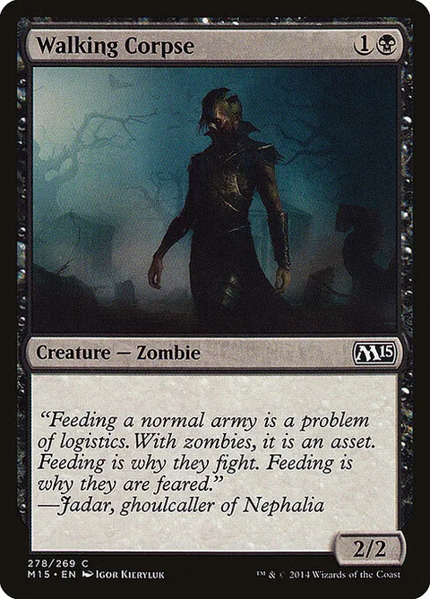 Walking Corpse, carte 278 de Magic 2015