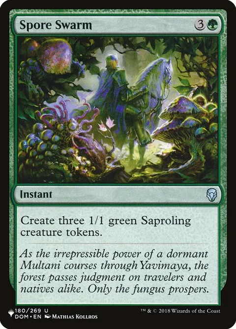 Spore Swarm, card DOM-180 from The List