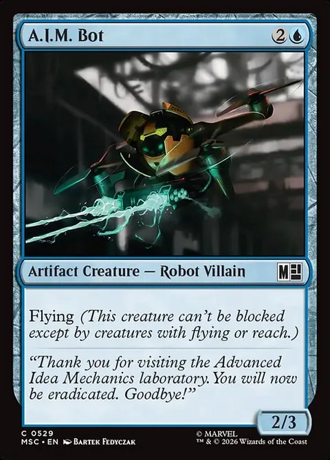 A.I.M. Bot, card 529 from Marvel Super Heroes Commander