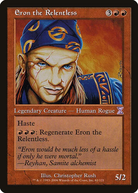 Eron the Relentless, card 61 from Time Spiral Timeshifted