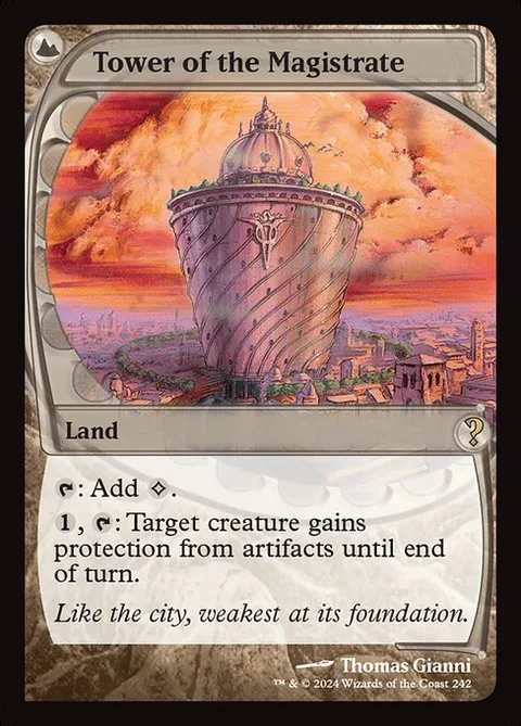 Tower of the Magistrate, carte 242 de Mystery Booster 2