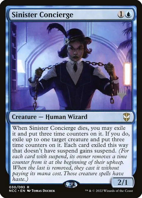 Sinister Concierge, carte 30p de New Capenna Commander Promos