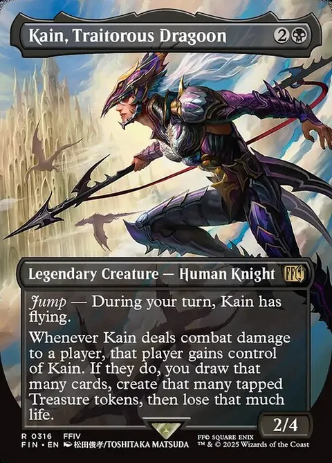 Kain, Traitorous Dragoon, card 316 from Final Fantasy