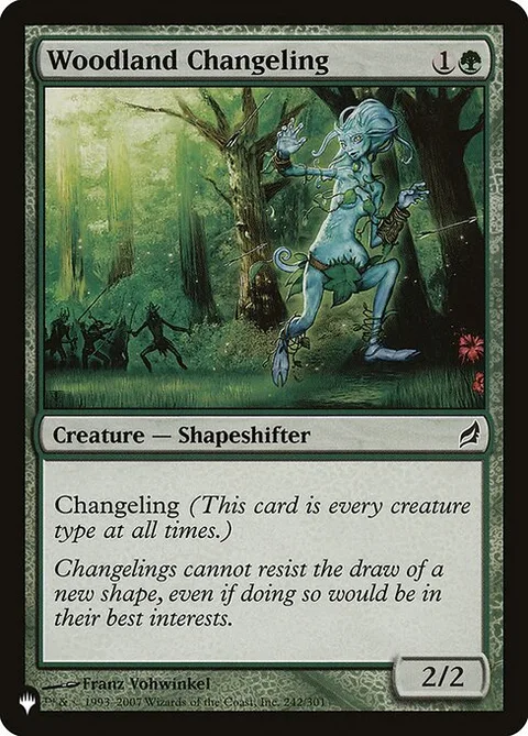 Woodland Changeling, card LRW-242 from The List