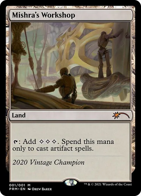 Mishra's Workshop, carte 2020C de Vintage Championship