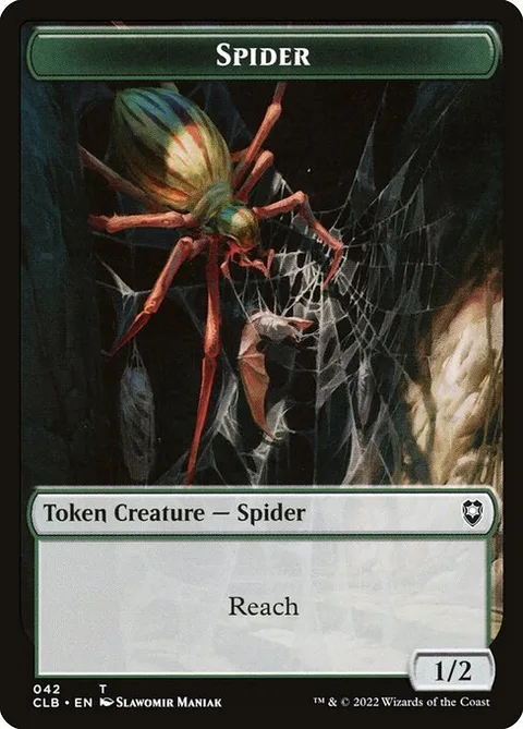 Spider, card 42 from Battle for Baldur's Gate Tokens