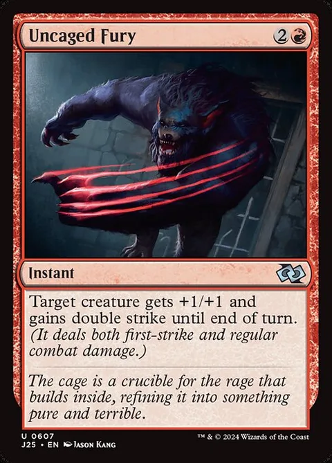 Uncaged Fury, card 607 from Foundations Jumpstart