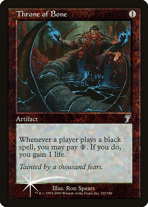 Throne of Bone, carte 322★ de Seventh Edition