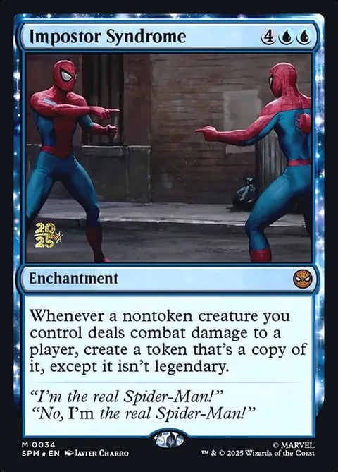 Impostor Syndrome, card 34s from Marvel's Spider-Man Promos