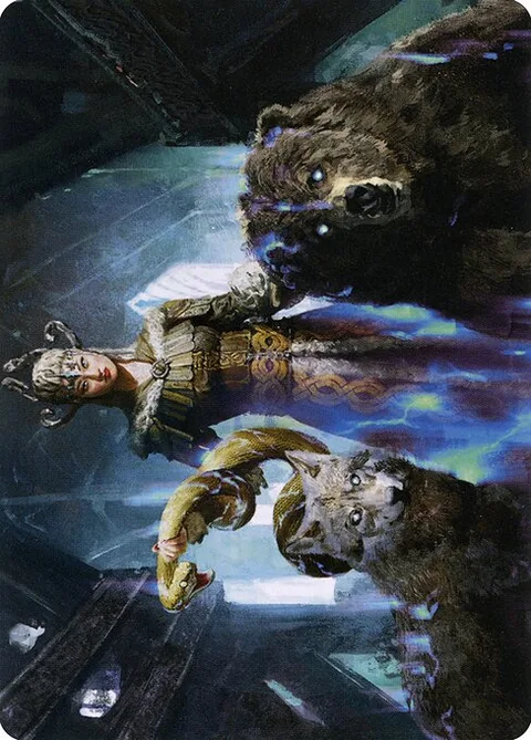 Kolvori, God of Kinship // Kolvori, God of Kinship, carte 48 de Kaldheim Art Series