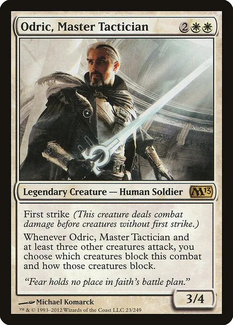 Odric, Master Tactician, carte 23 de Magic 2013