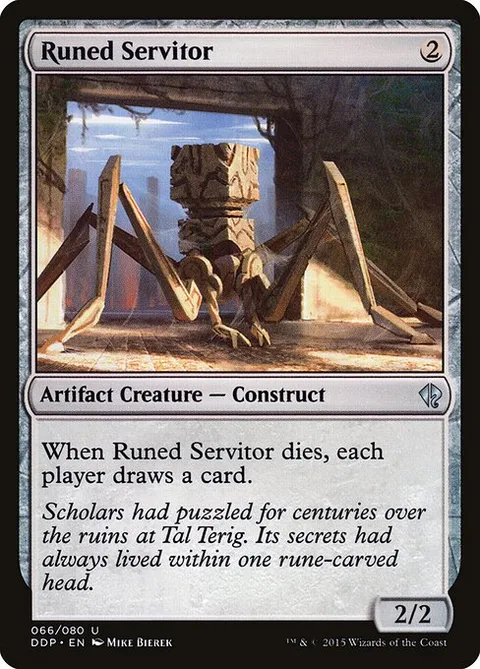 Runed Servitor, card 66 from Duel Decks: Zendikar vs. Eldrazi