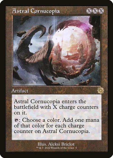 Astral Cornucopia, card 5 from The Brothers' War Retro Artifacts