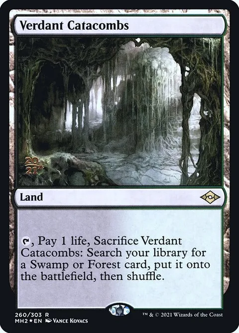 Verdant Catacombs, carte 260s de Modern Horizons 2 Promos