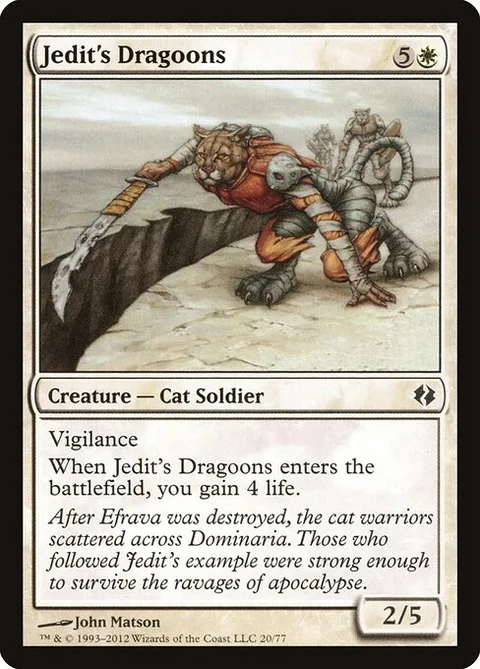 Jedit's Dragoons, carte 20 de Duel Decks: Venser vs. Koth