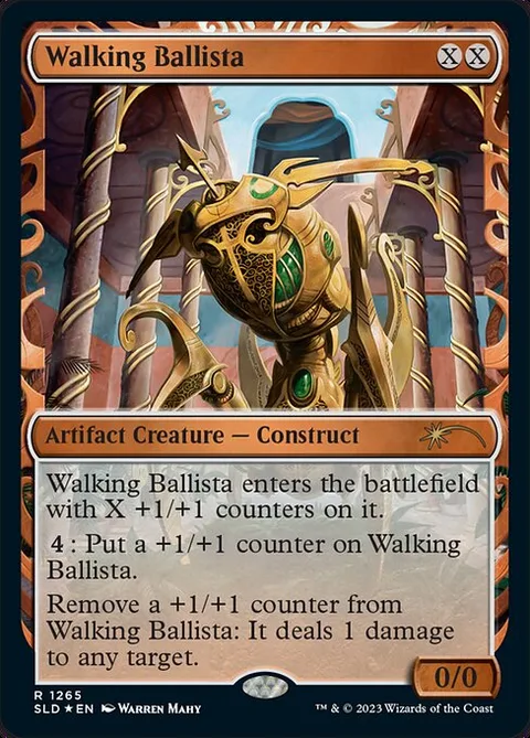 Walking Ballista, card 1265 from Secret Lair Drop