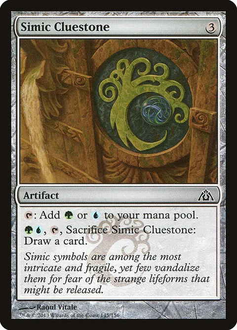 Simic Cluestone, carte 145 de Dragon's Maze