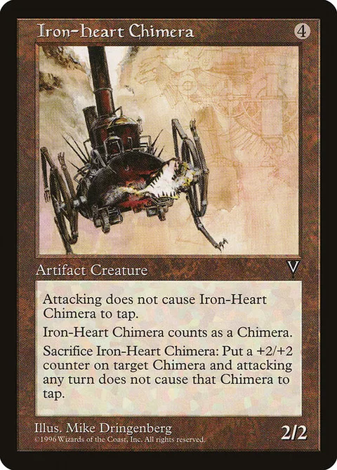 Iron-Heart Chimera, card 146 from Visions