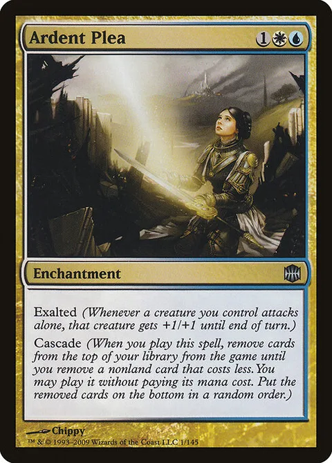 Ardent Plea, card 1 from Alara Reborn