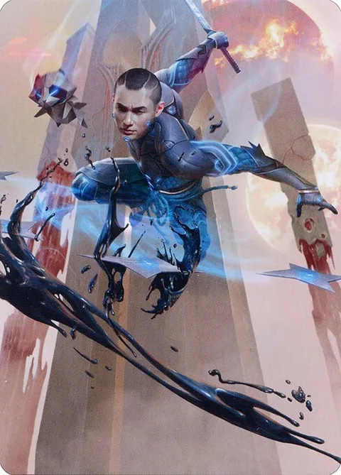 Kaito, Dancing Shadow // Kaito, Dancing Shadow, carte 48 de Phyrexia: All Will Be One Art Series