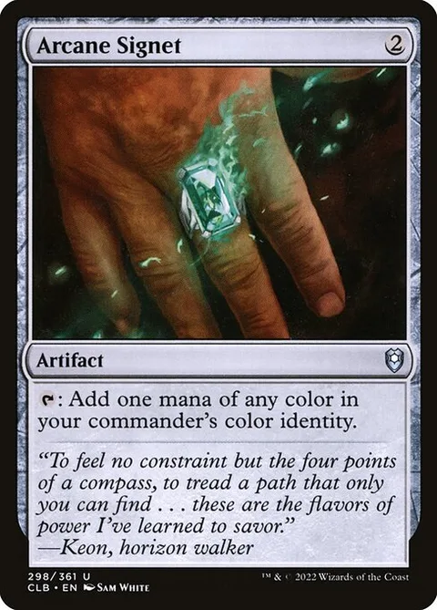 Arcane Signet, carte 298 de Commander Legends: Battle for Baldur's Gate