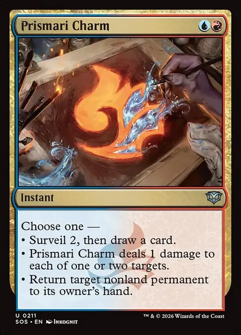 Prismari Charm, carte 211 de Secrets of Strixhaven