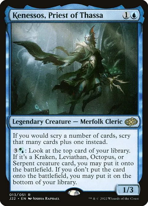 Kenessos, Priest of Thassa, carte 13 de Jumpstart 2022