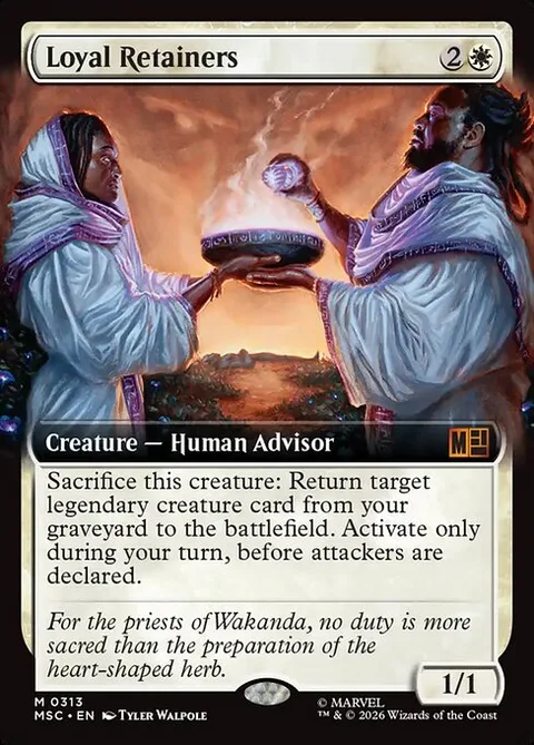 Loyal Retainers, carte 313 de Marvel Super Heroes Commander