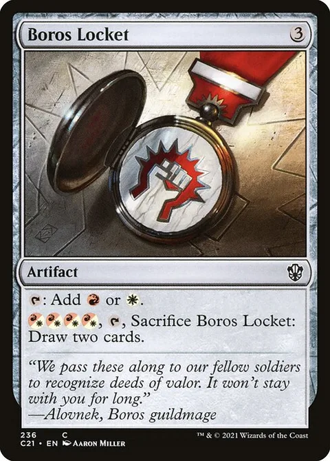 Boros Locket, card 236 from Commander 2021