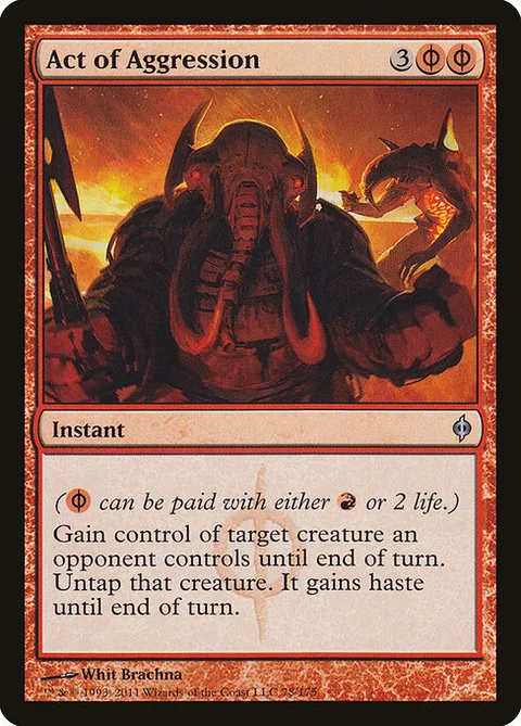 Act of Aggression, carte 78 de New Phyrexia