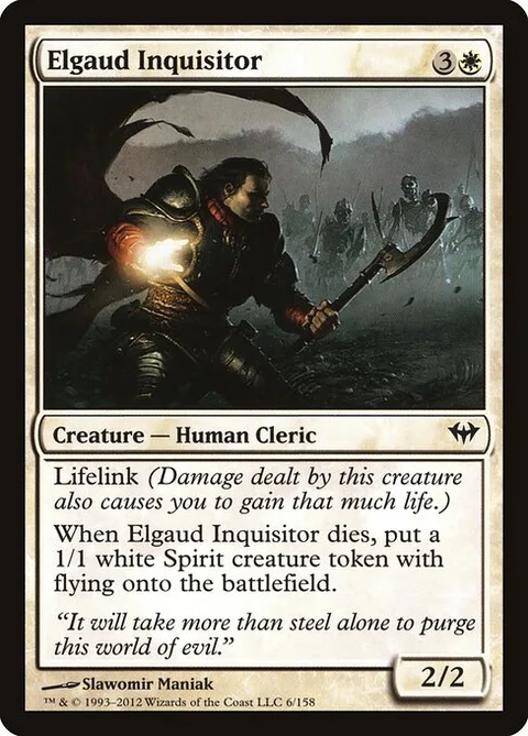 Elgaud Inquisitor, carte 6 de Dark Ascension