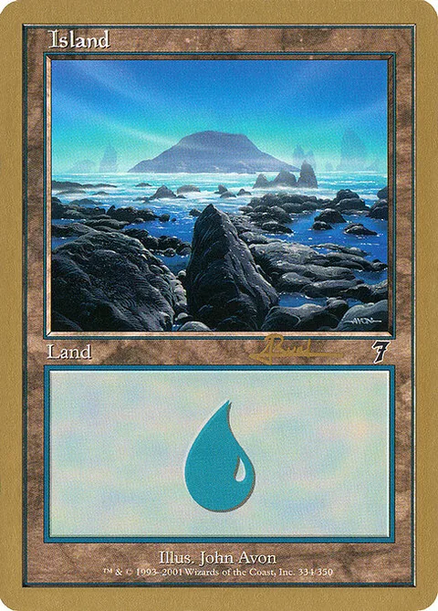 Island, carte ar334 de World Championship Decks 2001