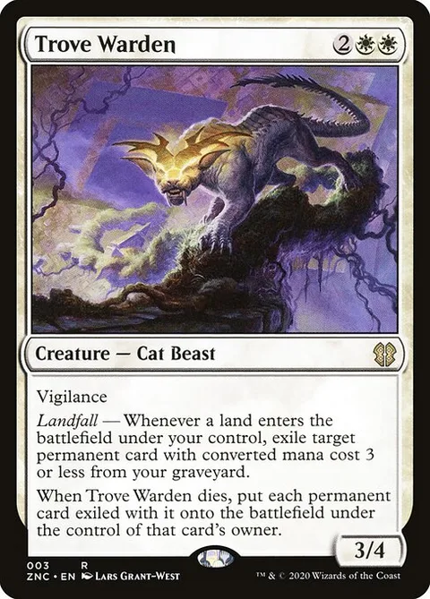 Trove Warden, carte 3 de Zendikar Rising Commander