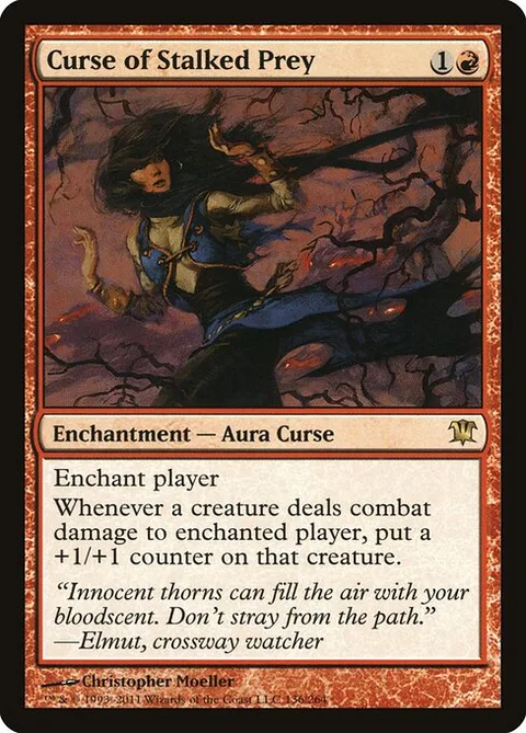 Curse of Stalked Prey, carte 136 de Innistrad