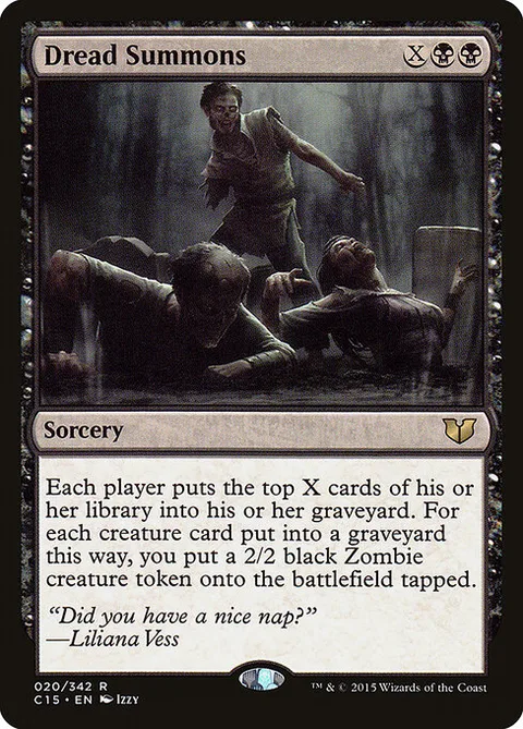 Dread Summons, carte 20 de Commander 2015