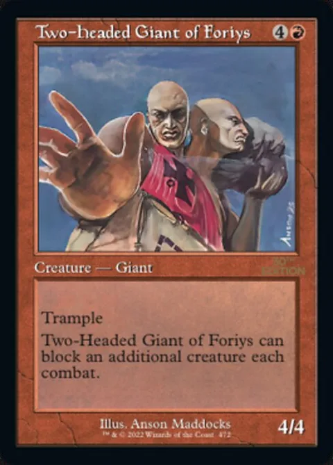 Two-Headed Giant of Foriys, card 472 from 30th Anniversary Edition