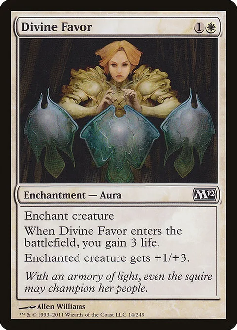 Divine Favor, card 14 from Magic 2012