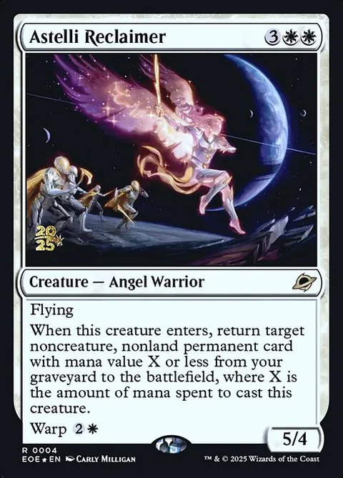 Astelli Reclaimer, card 4s from Edge of Eternities Promos