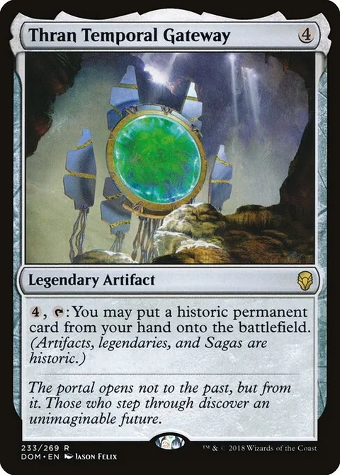 Thran Temporal Gateway, card 233 from Dominaria