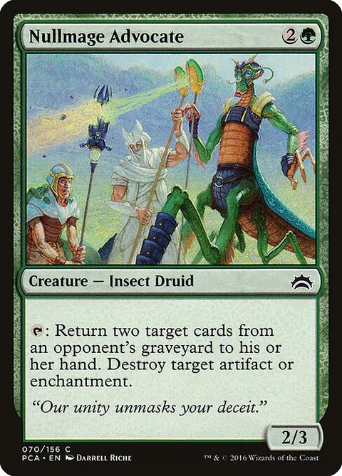 Nullmage Advocate, card 70 from Planechase Anthology