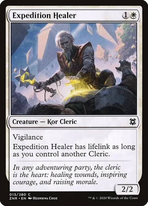 Expedition Healer, card 13 from Zendikar Rising