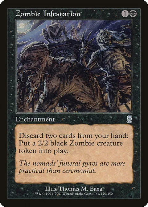 Zombie Infestation, card 170 from Odyssey
