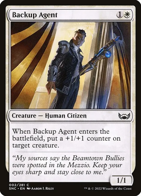 Backup Agent, carte 2 de Streets of New Capenna