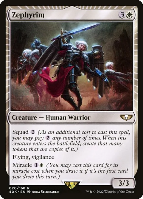 Zephyrim, carte 20 de Warhammer 40,000 Commander